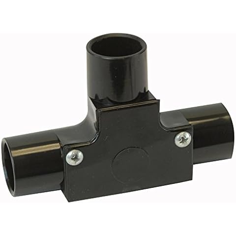 Pro Power IT20/BLK Inspection Tee, Black, 20 mm Cover
