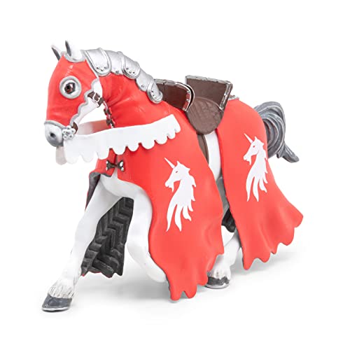 Papo Figurine Cheval du Chevalier Licorne Ă la Lance Collection Fantastique