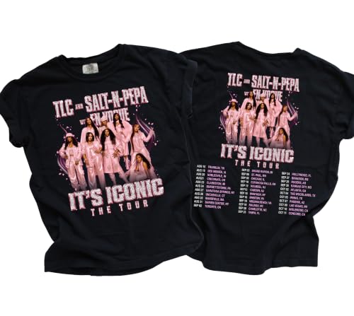 It's Iconic Tour 2026 Shirt - TLC Salt-N-Pepa En Vogue T-Shirt - 90s R&B Legends Graphic Tee