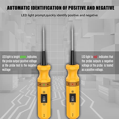 Power Circuit Probe, VKALTUL BT160 Automotive Circuit Tester Electrical Tester Voltage Tester for Electrical System Automotive Tools