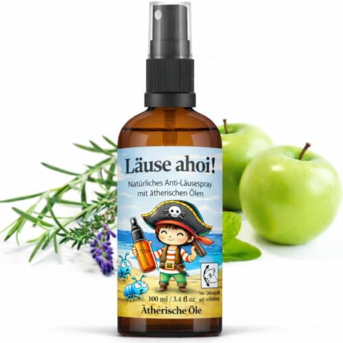 Läuseshampoo - Repellent gegen Läuse mit 100% natürlichem Teebaumöl | Ohne Pyrethrine und Permethrin | Wirksame Läusebehandlung für Kinder | Angenehmer Duft | Entwirrende Haarpflege für Mädchen