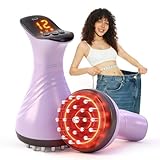 FEEOLA Lymphatic Drainage Massager for Legs & Body — Handheld Body Massager to Reduce Swelling, Improve Circulation & Smooth The Look of Cellulite - Purple