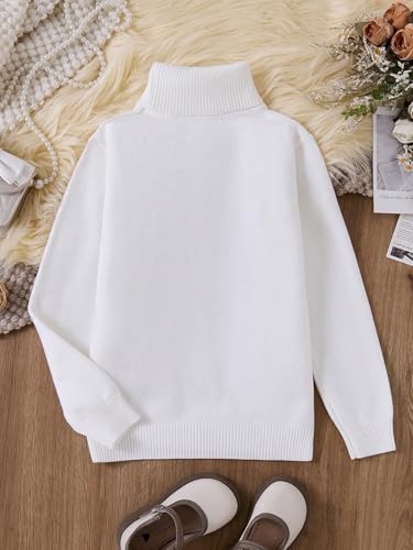 Basic Turtleneck Pullover Sweater | Slim Fit Knitwear with Stretch Collar and Ribbed Trim | Casual or Layered Look2