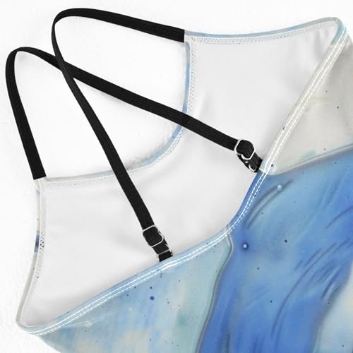 Image of Girls One Pieces Swimsuit Cute Beach Swimwear with Adjustable Strap 3-10 Years