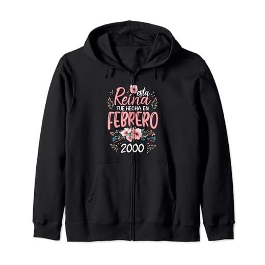 Hecha En Febrero 2000 Mujer Regalo 23 Años Cumpleaños Sudadera con Capucha