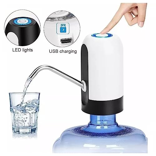 Bomba Elétrica de Agua, Para Galão, Garrafão, 5/10/20 Litros, 4w, Bebedouro, Eletronica, Natural, Fi