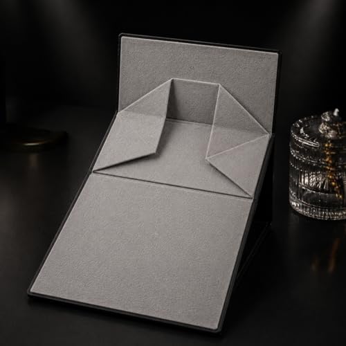 Image of First Lens Sunglasses Case, Portable Triangular Foldable Eyeglass Case, Hard Shell Protective Eyewear Holder for Men and Women