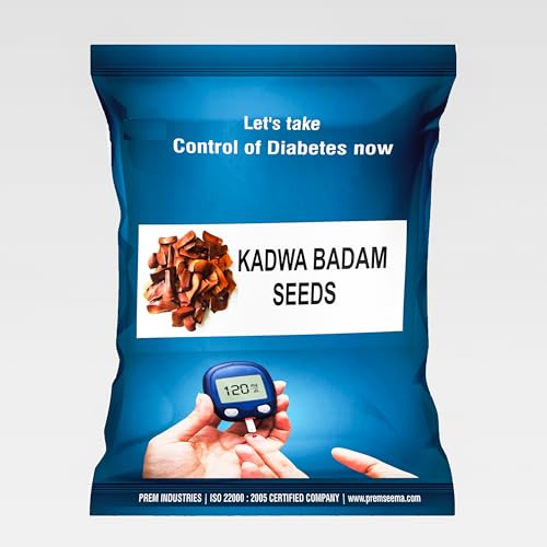 Image of SEEMA Kadwa Badam Sugar Badam | Diabetes Bitter Almonds | Thengani kai | Mahogany Seeds | Diabetes King Bitter Seeds, Machine Cleaned, hygienically processed & packed Pack of 900 Grams