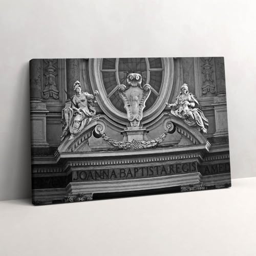 Tableau Photo sur Toile 60x40cm - Place San Carlo Turin Art Mural Wallfluent