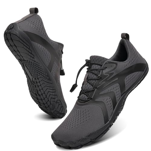 Image of WateLves Water Shoes Men Women Beach Barefoot Aqua Socks Breathable Wide Swim Outdoor Walking Anti Slip Pool Shoes for Hiking Kayaking Diving Surfing