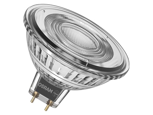 Osram Superstar MR16 50 �����@�\�t�� LED �X�|�b�g���C�g ���t���N�^�[ 2700K �����F 6.1W GU5.3 36° 621lm 25000h �X�|�b�g�Ɩ��f�B�X�v���C�L���r�l�b�g�p ��d��