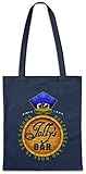 Klassische Baumwolltasche Urban Backwoods Jolly\'s Bar Hipster Bag Beutel Stofftasche Einkaufstasche