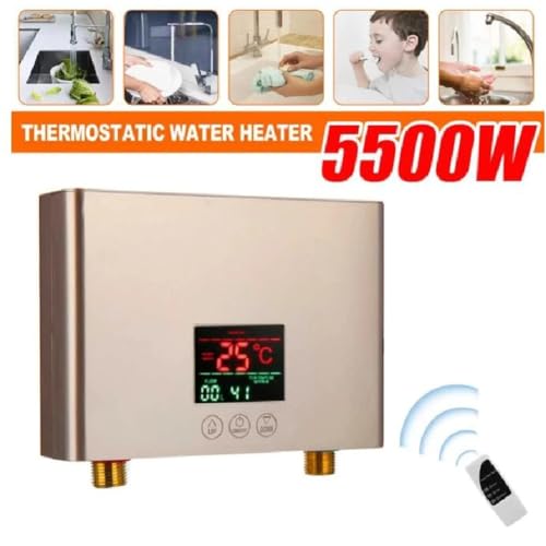 Chauffe-eau instantané 5500W compact à chauffage électrique rapide de douche - 3