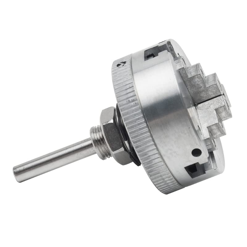Mandrino per Tornio a 3 Griffe in Lega Di Zinco, Utensile per Fresatura e Foratura Di Metalli, con Dorso Filettato per Trapano a Percussielettrico/Four Jaw Chuck