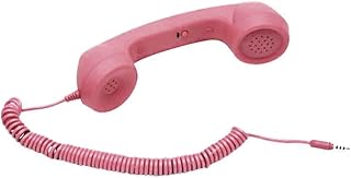 Monofone Rosa Pop Phone Fone Ouvido P2 Vintage Retro Celular Smartphone Tablet Pc