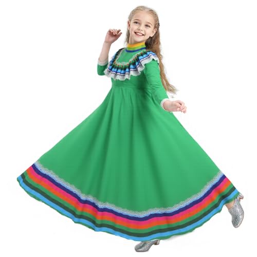 Vestido Mexicano Tradicional para Niñas miniatura 4