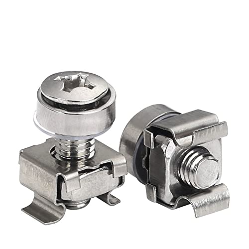 Écrou à cage M6 en acier inoxydable 304 zingué avec pouce moleté 25mm 10 pièces