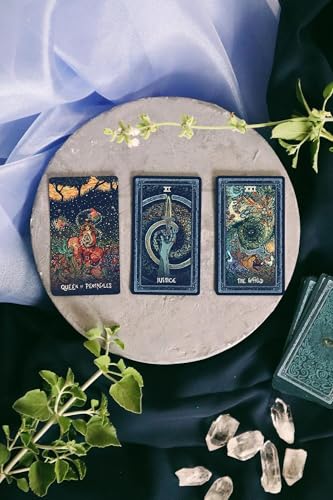 Image of AYME The Little Prisma Visions Oracle Tarot Card Game in A Tin A 78-Card Deck with Guidebook Gilded Silver (Limited Edition) 400 GSM Silver Core Cardstock for Adults (Special Addition)