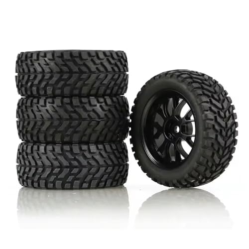 Pneus et jante avec hex de 75 Mm pour voiture d'escalade MN99S et rallye HPI