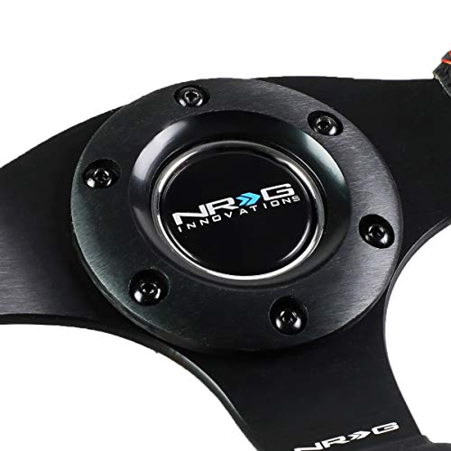 Nrg Innovations Rst-012R-Rs Reinforced Steering Wheel (320Mm Sport Leather Steering Wheelwith Red Stitch) #TOP1