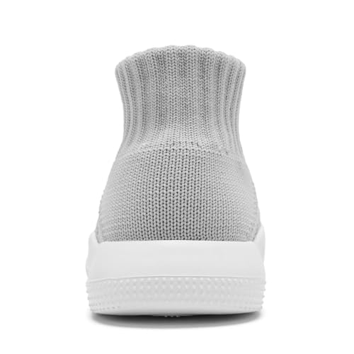 Image of Eashi Baby Boy Girl Non-Skid Indoor Infant Walking Shoes Breathable Warm Elastic Sock Shoes with Memory Sole Protect Toes Outdoor Sneakers