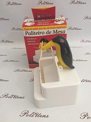 KIT 2 PALITEIRO DE MESA PALITO PASSARINHO PEGA PALITO TUCANO