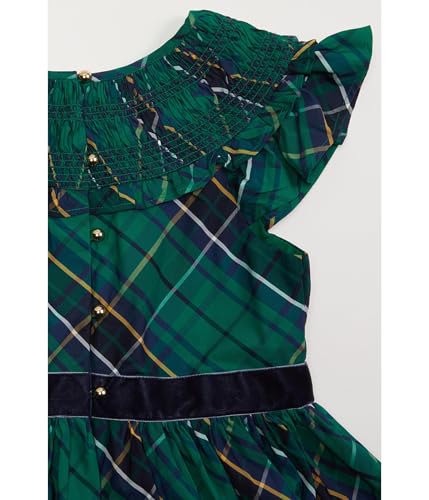 Janie and Jack Girls' Green Plaid Dress (Toddler/Little Big Kids)2