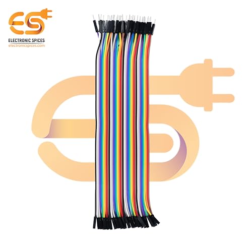 Image of Electronic Spices Jumper Wire cable 40 pin male to Female 26AWG (21cm)