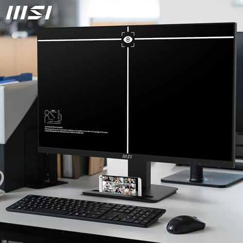 Image of MSI PRO MP273U 27 Inch UHD Office Monitor - 3840 x 2160 IPS Panel, PIP /PBP, Wide Color Gamut, Eye-Friendly Screen, Built-in Speakers, Tilt-Adjustable - HDMI 2.0b, DP (1.4a)
