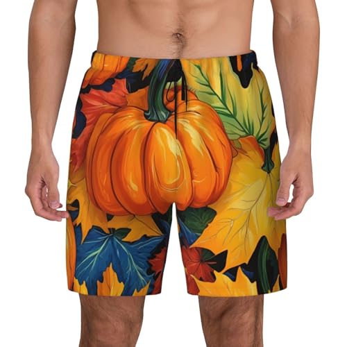 Pantalones cortos de baño de hombre para surf y piscina Autumn Blessings