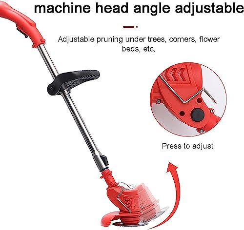 Tondeuse à gazon sans fil rechargeable et désherbeur de jardin 24V