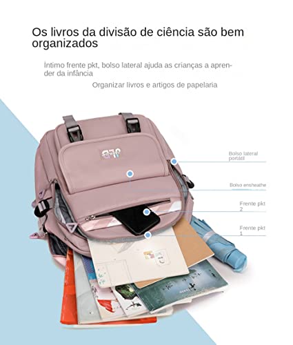 BAAD Mochila Impermeável Feminina Escolar Fashion,Mochilas Para Notebook 2022 novo estilo, Ornamento