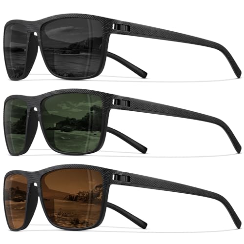 STORYCOAST Polarized Sunglasses for Men Women Classic Square Sports Fishing Running Golf Sun Glasses UV Protection