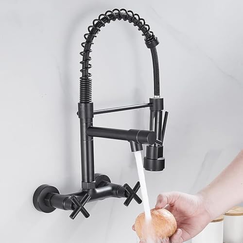 Mitigeur de cuisine double sortie avec douchette extractible 360°