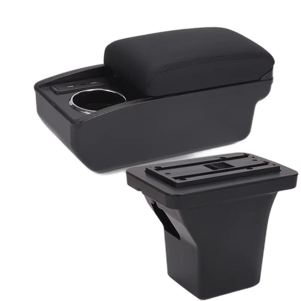 Sxqpocar B2 Black Line 6Usb For Chevrolet Aveo For Sail 2024 Car Armrest Box Auto Storage Box Replacement Parts