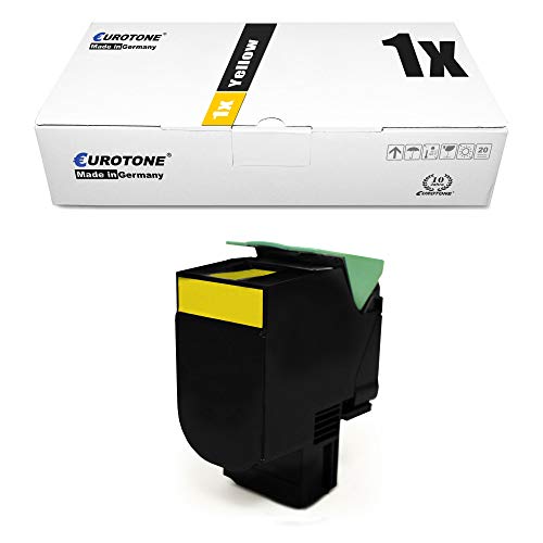 Cartouche jaune compatible Optra C 543 pour des impressions éclatantes