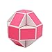 Mipartebo Magic Snake Cube Twist Puzzle 24 Wedges Large Size Twist Fidget Snake Toys Gift Party Favors Game Goodie Bag Fillers Christmas Stocking Stuffers for Kids Adults Teens Pink