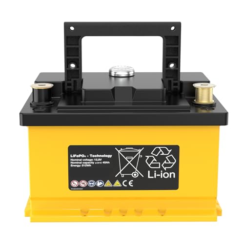 Lithium LiFePO4 Car Battery Auto Battery, 12V 40Ah, 660CCA,