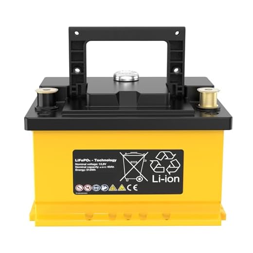 Lithium LiFePO4 Car Battery Auto Battery, 12V 40Ah, 660CCA, 100RC Deep Cycle Start and Stop Car Batteries, IP66 Waterproof, H5 H6 H7 Automotive Replacement Battery for Cars, Trucks