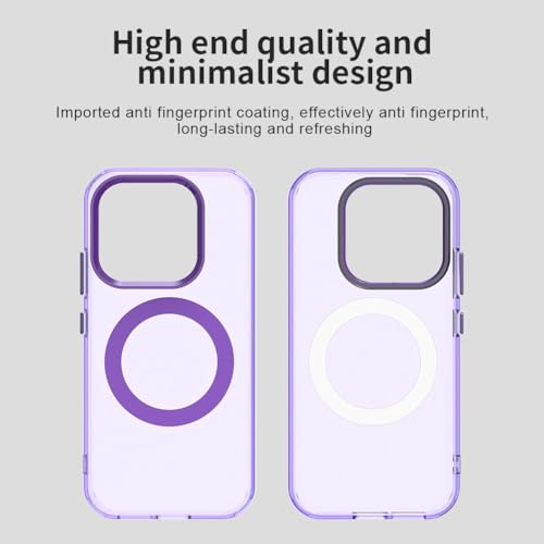 Image of for Xiaomi 17 Case Magnetic Case Anti Drop Hybrid Phone Back Cover - Purple