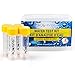 AquaVial 4 Test Acqua Presenza Escherichia Coli/Coliformi | Kit Analisi Batteriologica Acqua Potabile Contro Batteri | 100% Affidabile Rileva Concentrazioni da 1 CFU/ML | Confezione 4 Test