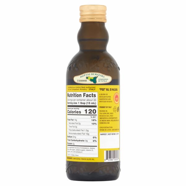 Aceite de oliva extra virgen Di Bruno Bros 3 x 0.5 L miniatura 2