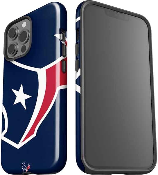 Skinit Impact Phone Case Compatible with iPhone 15 Pro Max - Officially Licensed NFL Houston Texans Large Logo Design