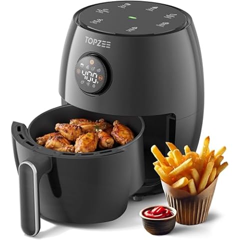 topzee 2.1QT Mini Air Fryer Cover