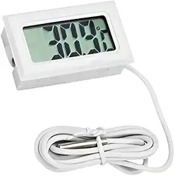 Termômetro Digital, Freezer, Geladeira, Aquário, Chocadeira, Cozinha, Estufa, Caixas Térmicas, Cooler, Câmera Fria, Com Sensor Externo C°