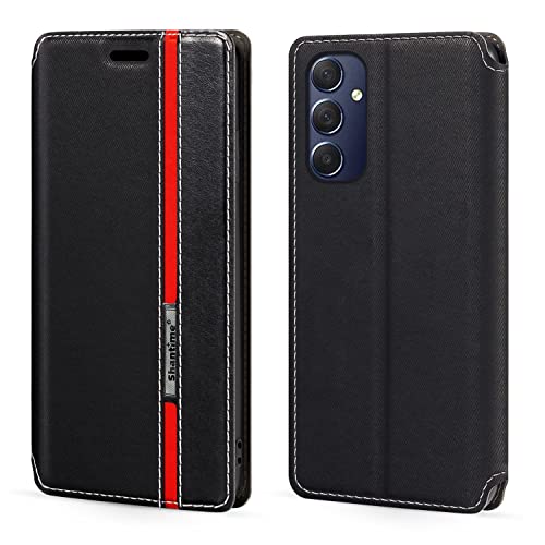 Capa para Samsung Galaxy M54 5G, capa flip de couro com fecho magnético multicolorida com porta-cart