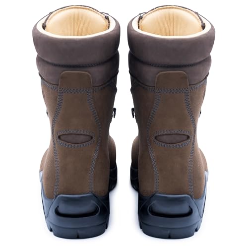 Drew's Boots Fire Hiker Wildland Firefighter Boots – Rugged, Full Leather Firefighting Boots for Comfort, Support, and Safety – Heat Resistant Work Shoes for Men3