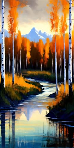 Diamond painting grand format 220x100 cm de l'arbre de vie en cristal broderie