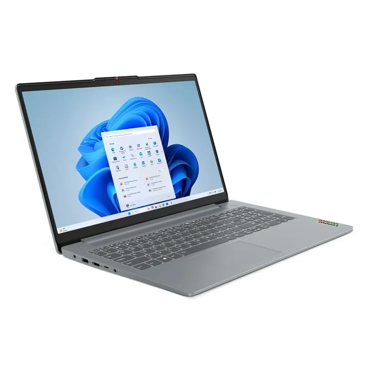Image of Lenovo IdeaPad Slim 3i 15.6 inch FHD Laptop, Intel Processor N100, 4GB DDR5 RAM, 128 SSD, WiFi 6, Windows 11 Home in S Mode, Arctic Grey, 82XB00HVUS