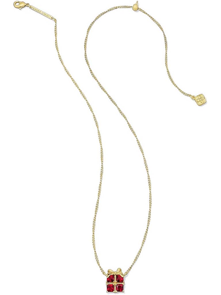Gold Kendra Scott Present Short Pendant Necklace